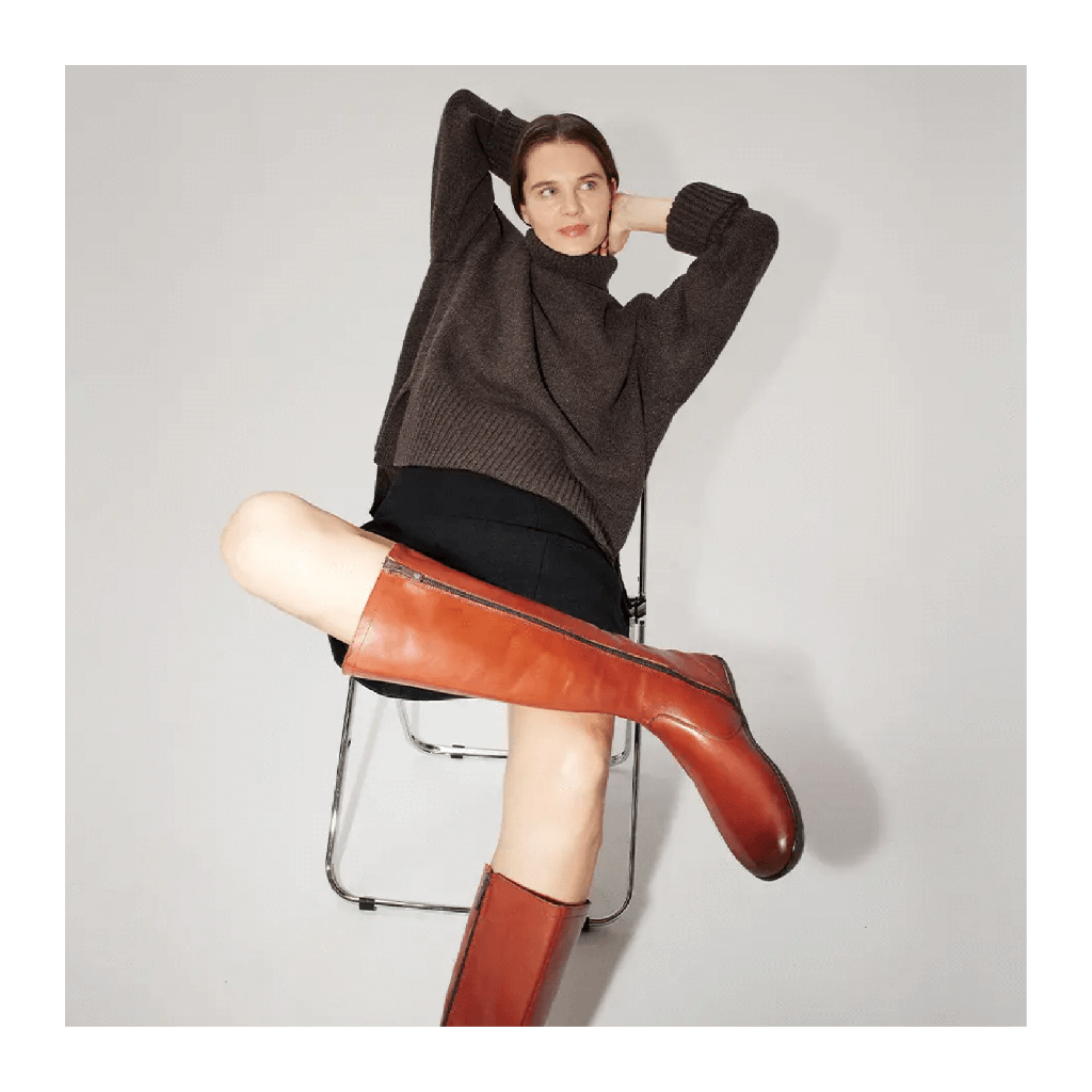 GROUNDIES Mila Stiefel Women Camel