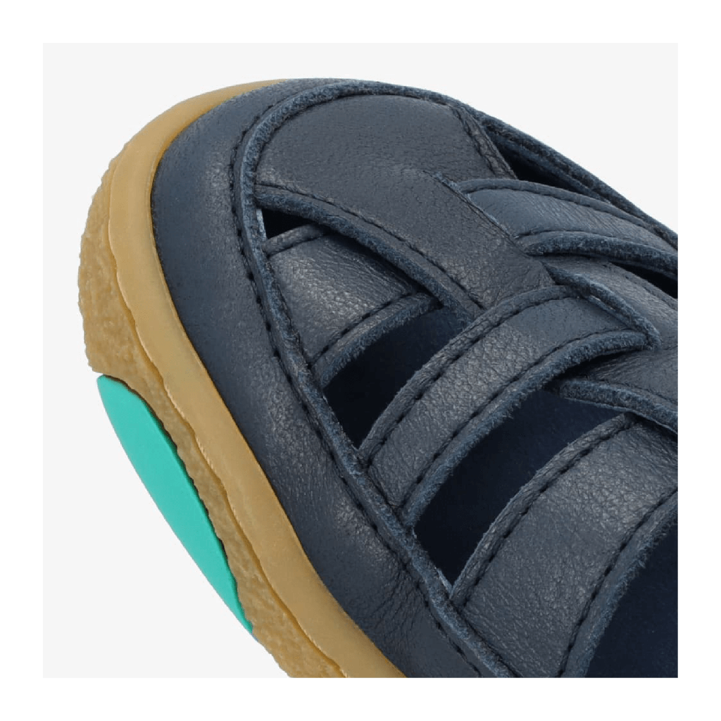 GROUNDIES Noto Sandals Kids Navy/Pool Blue