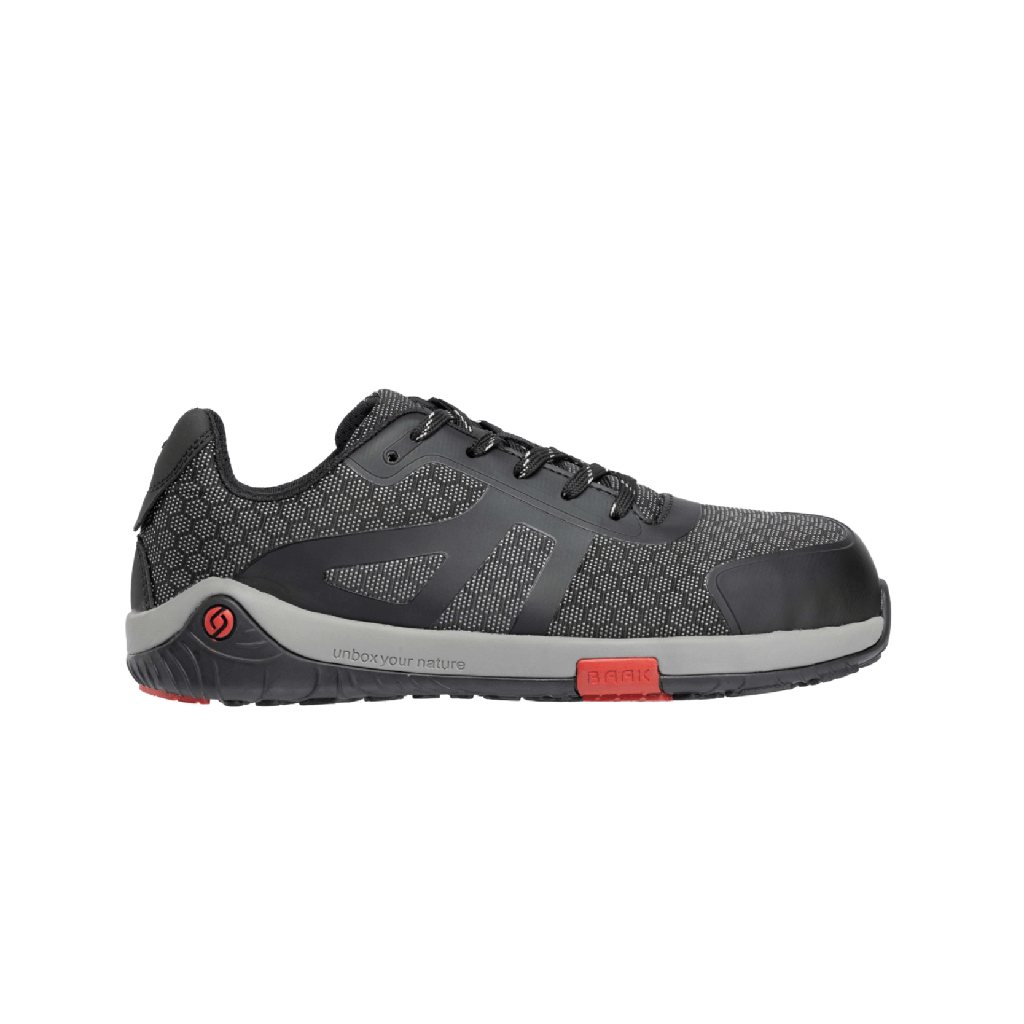 BAAK Sicherheitschuh Phoenix S3S Halbschuh Grau
