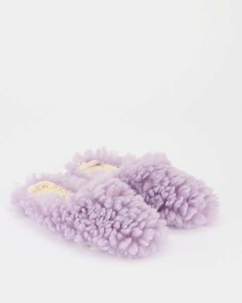 [espadrij] l'originale CHAUSSON FLUFFY Lavande