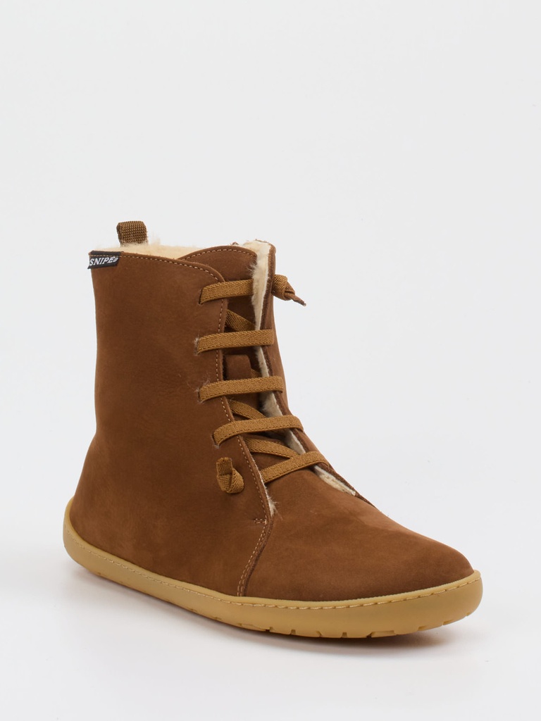 Snipe Barefoot Stiefelette Nubuck Brown W