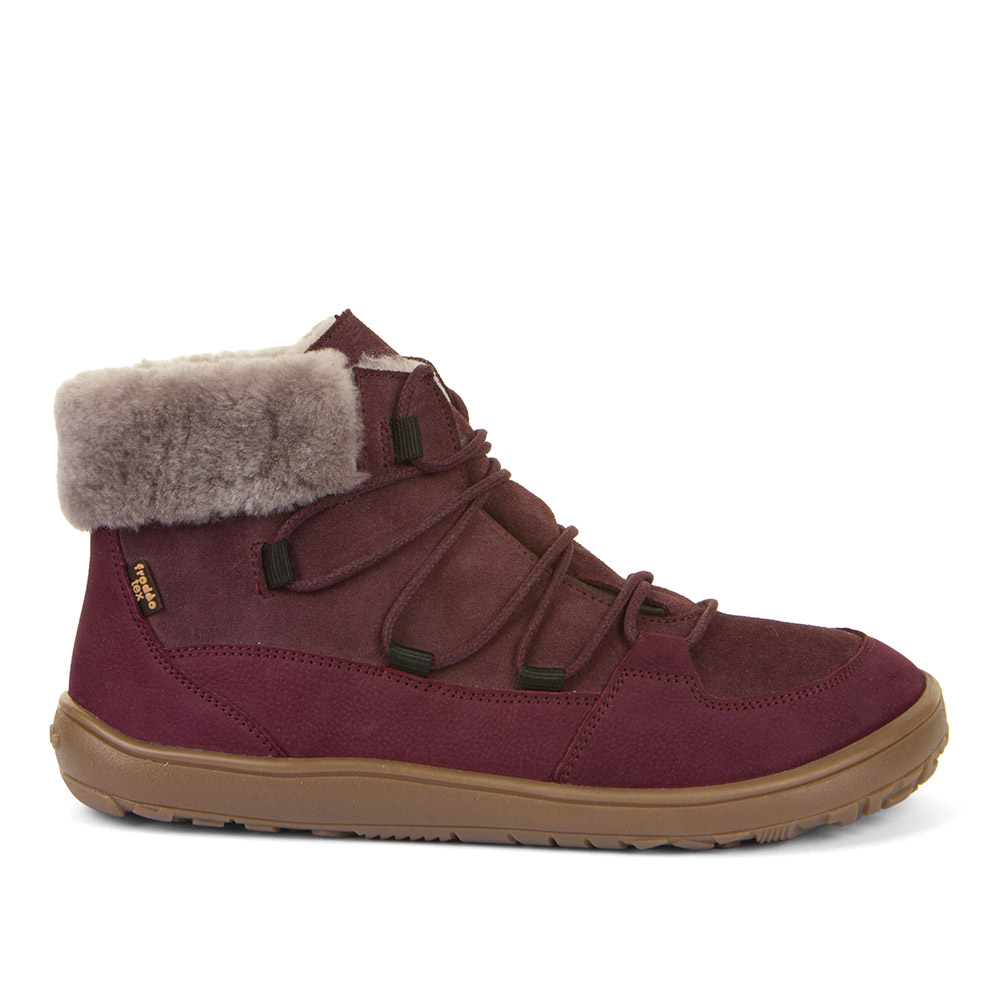 Froddo Women Stiefelette Up Furry Tex Bordeaux