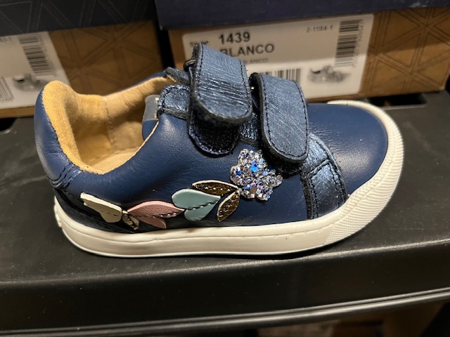 Acebo's Lauflern Klettschuh Blau