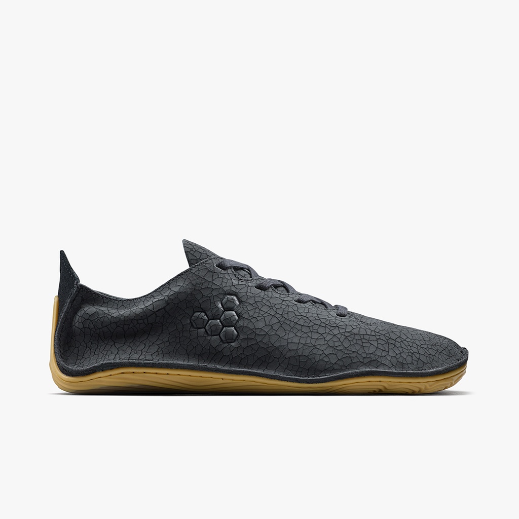 VIVOBAREFOOT SENSUS II WOMENS OBSIDIAN CRACKED LEATHER