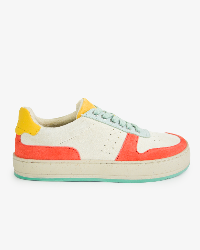 ALIAS AREND BIO LEATHER WOMEN Coral Aqua Green