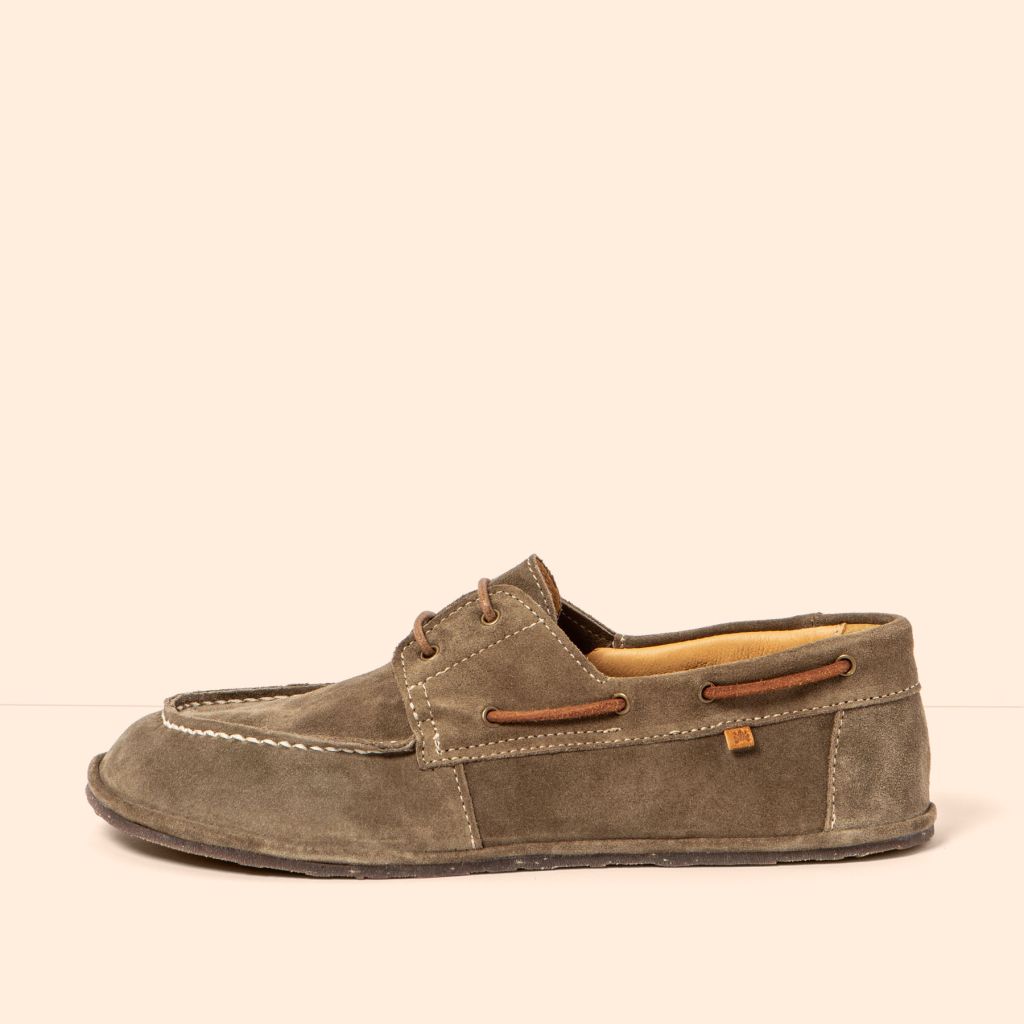 EL NATURALISTA Sneaker Silk Suede Men Beige