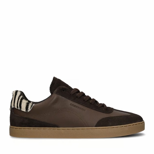 GROUNDIES Panama Women Espresso/Zebra 