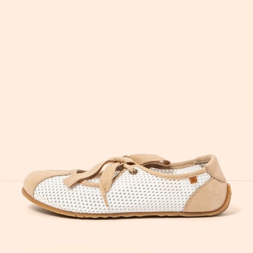 EL NATURALISTA Ondina Mary Jane Multi Material Women White